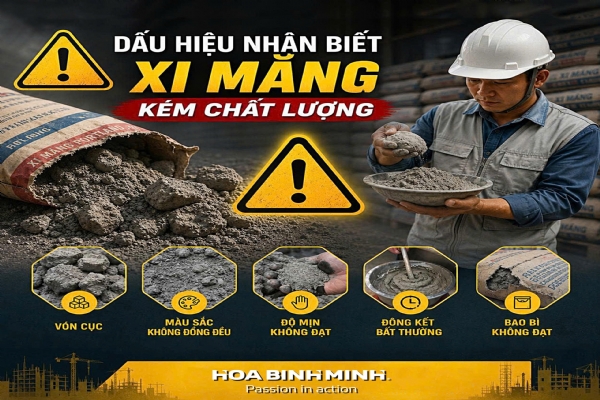 XI MĂNG KÉM CHẤT LƯỢNG – NHỮNG DẤU HIỆU ĐỪNG BỎ QUA